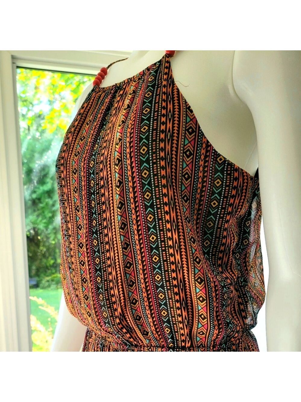 Tango Boho Strappy Maxi Dress Size 36